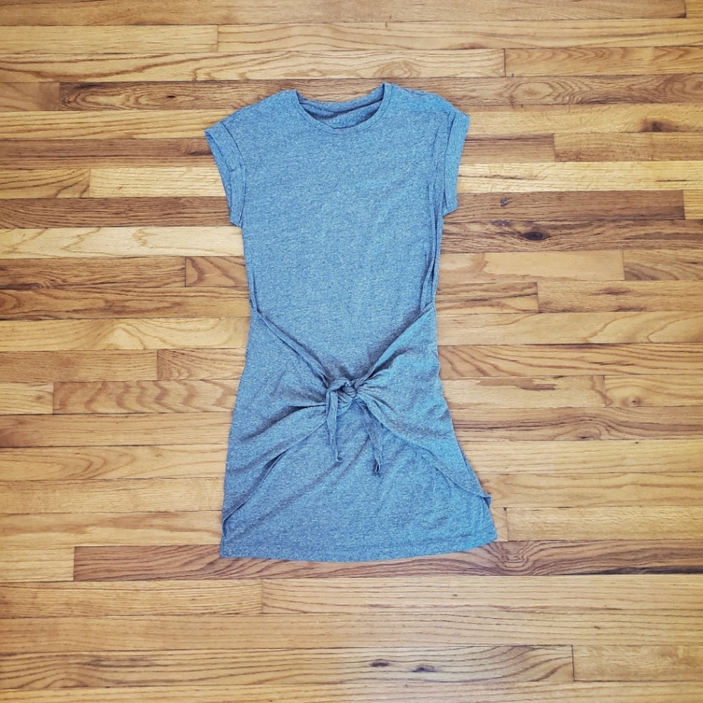 American Eagle Tie Dress - Medium - Grey